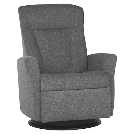 Prince Relaxer Recliner in Standard Size with Adjustable Headrest, Swivel, Glide and Recline